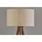 Homeroots Walnut Metal Floor Lamp21 x 21 x 60.25 in. 372908 - alternate 3
